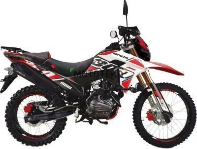 Мотоцикл кроссовый / эндуро Racer (Рейсер) RC300 - GY8B Bros (моно) красный с ПТС