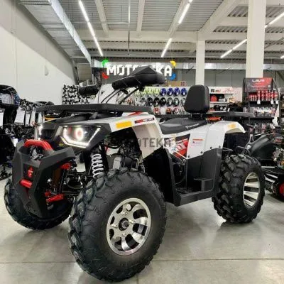 Квадроцикл Zuumav (Зуумав) BRAVES - 200 LUX (Hunter 200) белый (машинокомплект)