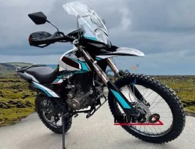 Мотоцикл кроссовый / эндуро Мотомир Adventure 250 белый/чёрный/синий с ПТС