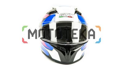 Шлем мото интеграл GTX 578 (S) #3 BLACK/PINK BLUE WHITE