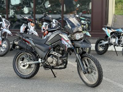 Мотоцикл кроссовый / эндуро Мотомир FIREGUARD 250 TRAVEL тёмно-серый с ПТС (+БАГАЖНИК)