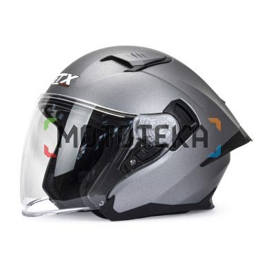 Шлем мото открытый GTX 885-1 №1 (L) GREY