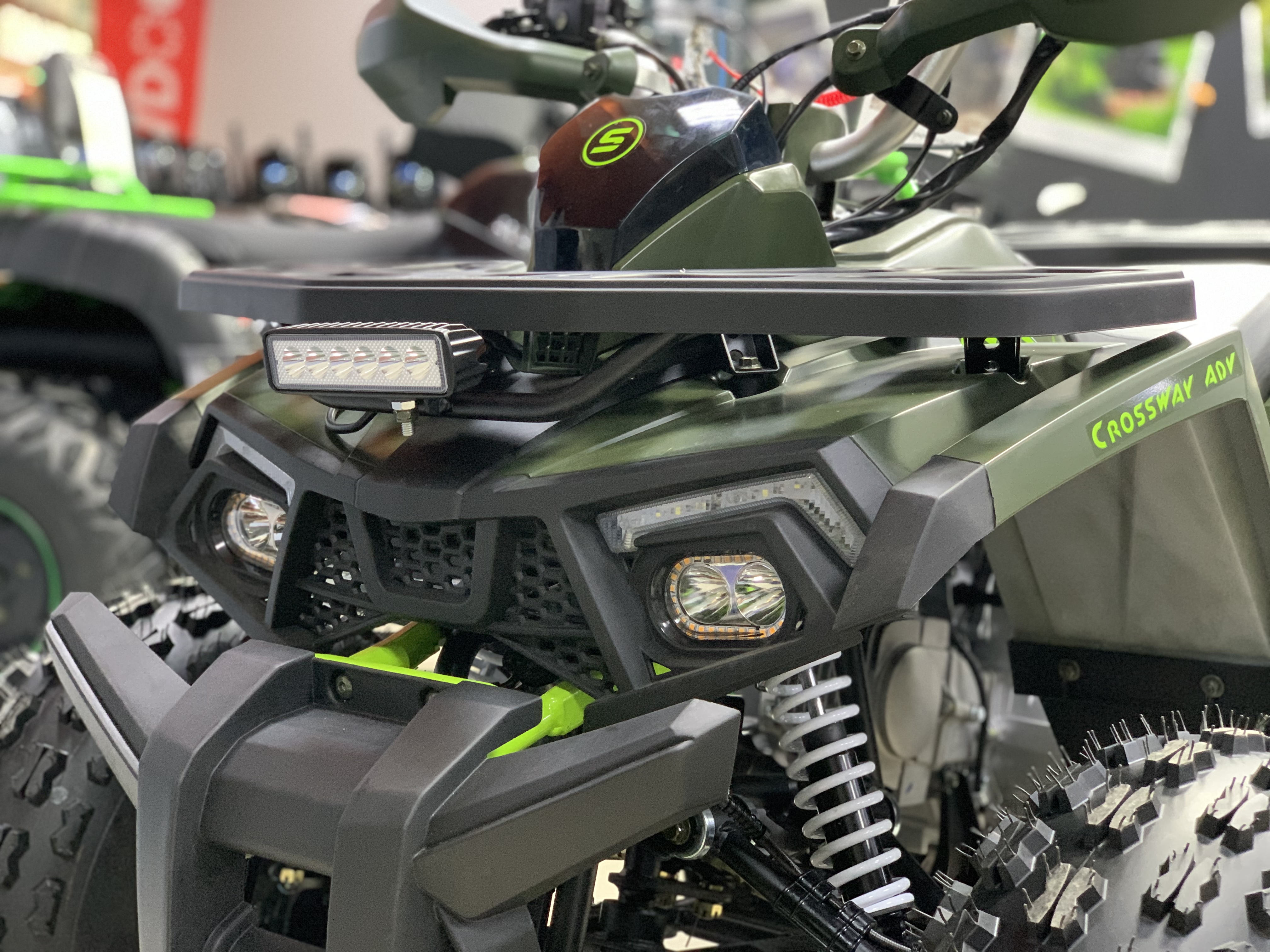 Квадроцикл детский Zuumav (Зуумав) SHARK 125 жёлтый (машинокомплект)