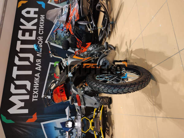 Мопед Мотомир TRICKLER 50 (110) чёрный/оранжевый | Мототека